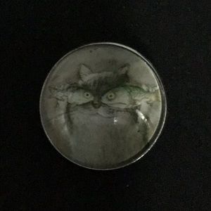 Cat & Fish Eye Pin